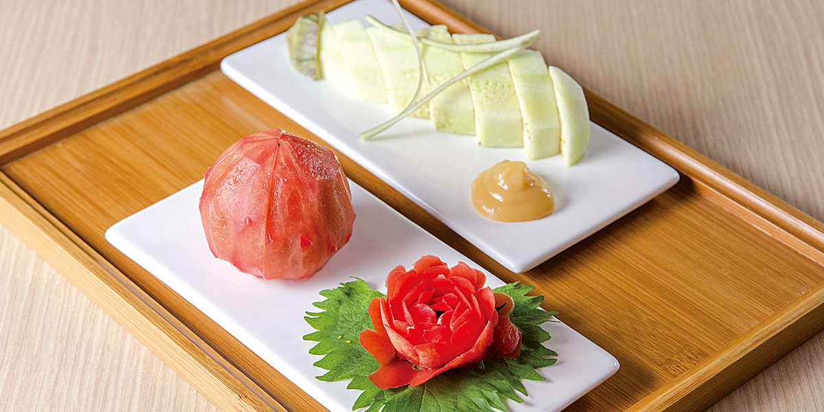 日本甜蕃茄拼茄子 Japanese Fruit Tomato and Eggplant 